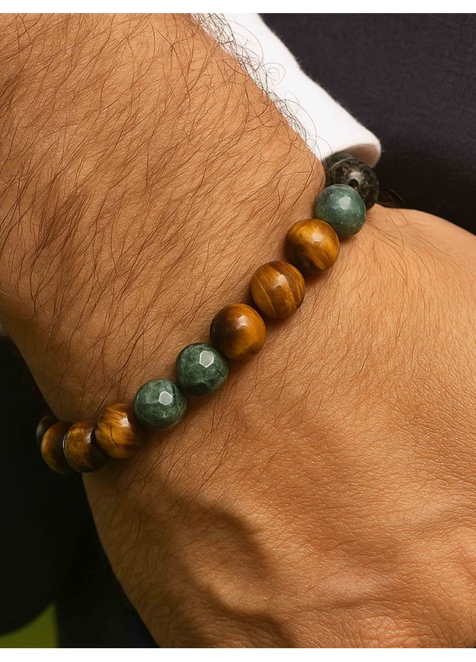 Мужской браслет из камней 4503 LeBijou (367580606)