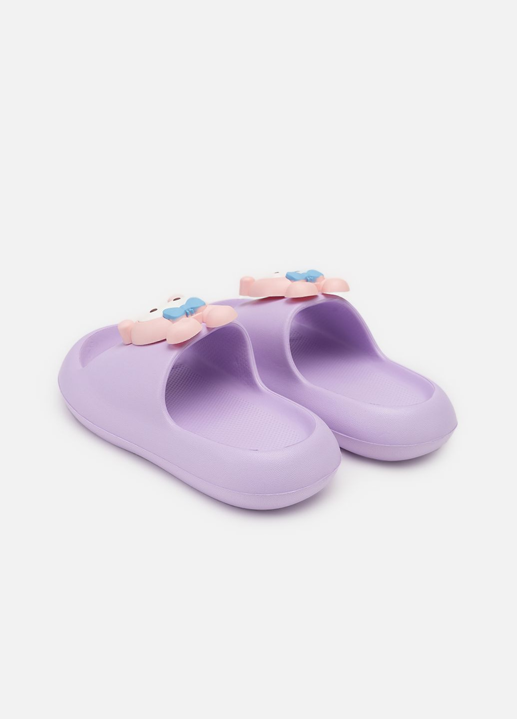 Сиреневые шлепанцы пляжные для девочки цвет сиреневый цб-00267982 Yuki