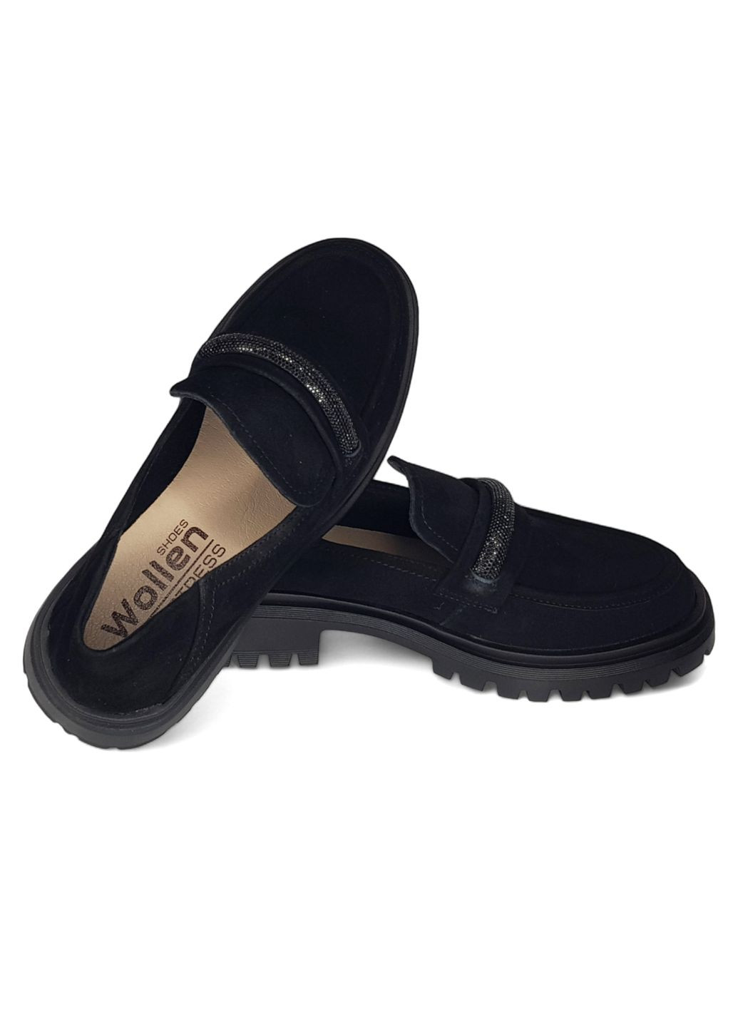 Wollen Демисезонные повседневные туфли черный з натуральная замша, турция — демисезон (302651965)