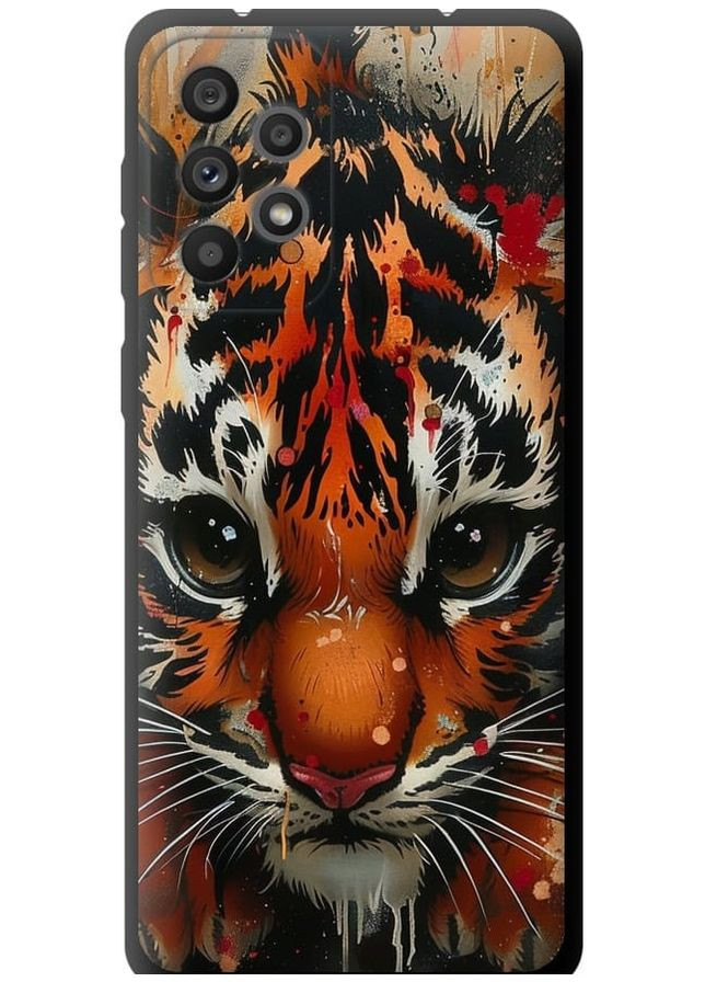 TPU черный чехол 'Mini tiger' для Endorphone Samsung Galaxy A73 A736B (285770465)
