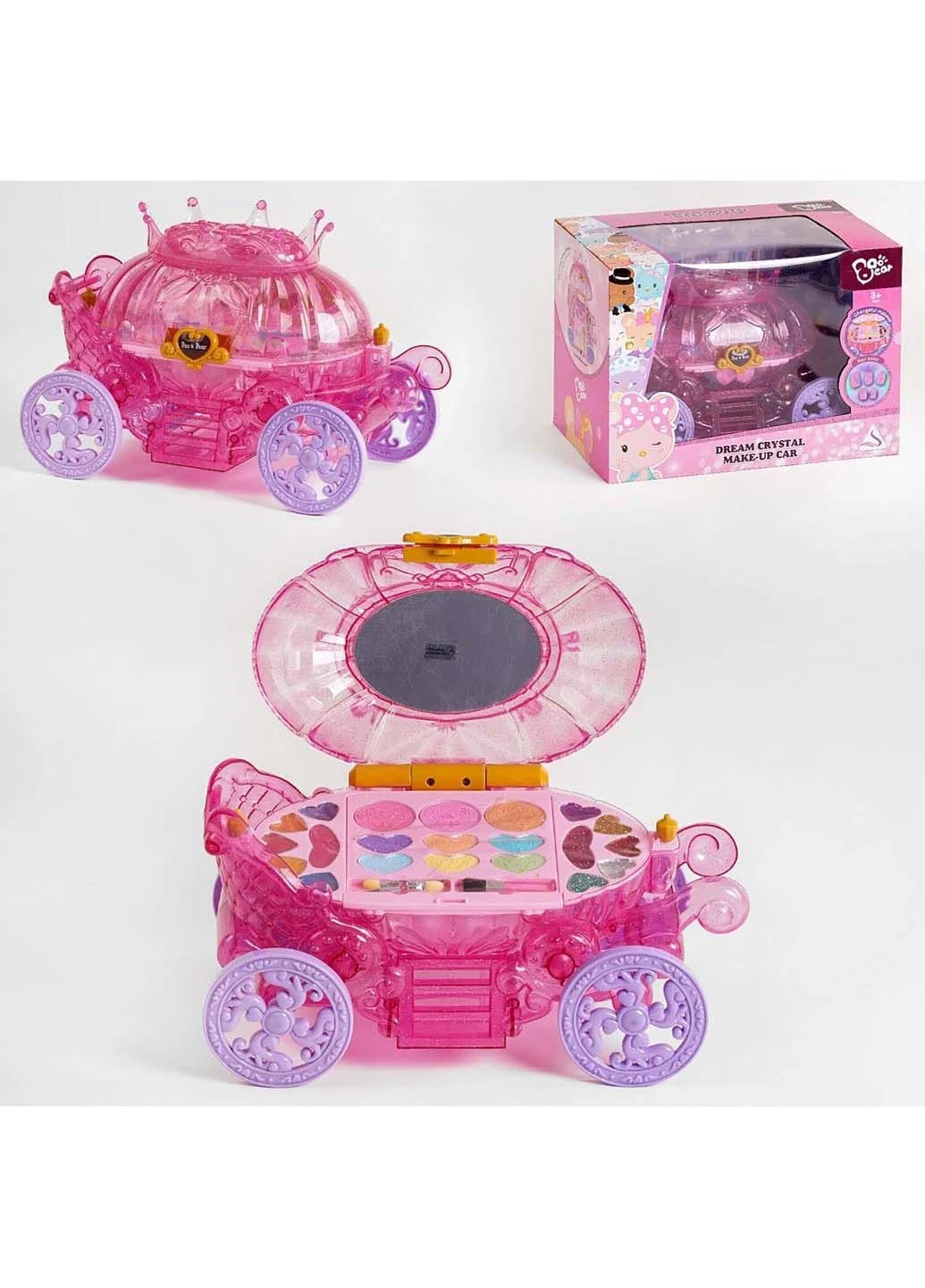 Набор детской косметики Dream Crystal Makeup Car 36 х 23 х 26 см No Brand (280918387)