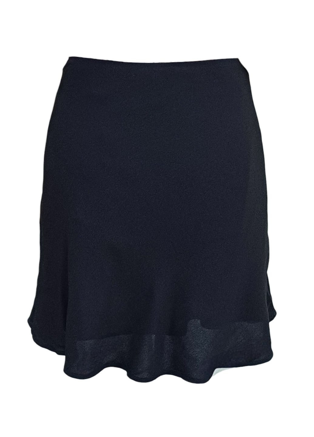 Черная однотонная юбка мини H&M