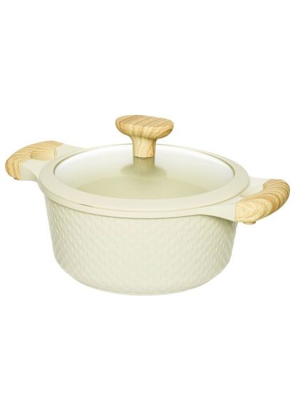 Кастрюля Ran белая 20 см 2.4 л (93801) RESTO Ran біла 20 см 2.4 л (366496423)