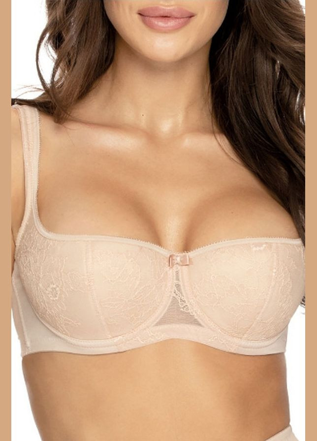 Розовый балконет бюстгальтер с плотными чашками Orhideja с косточками