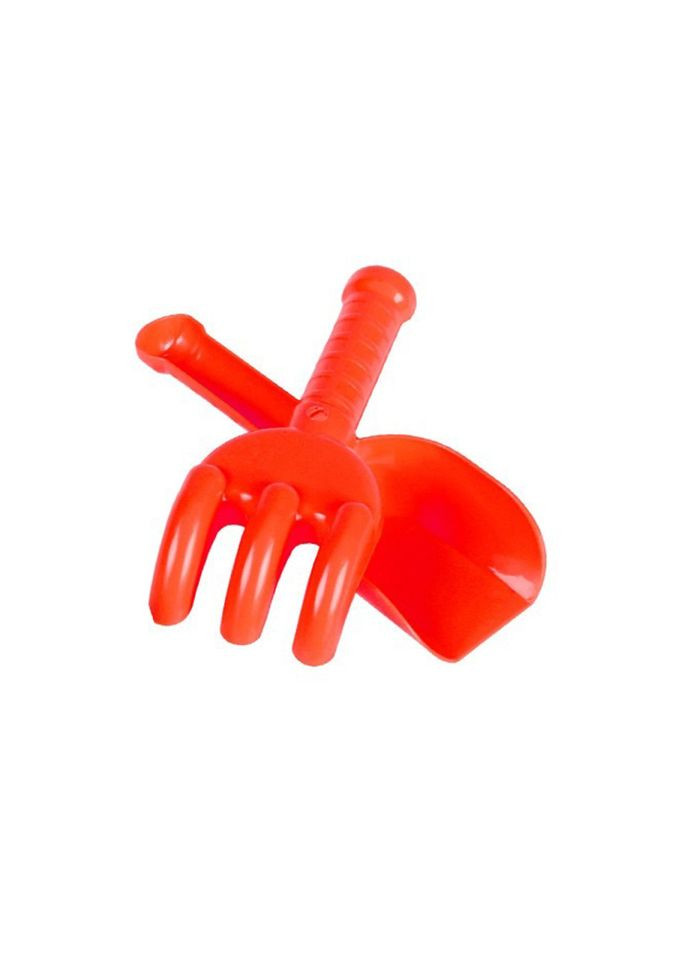 Детский игрушечный набор "Лопатка+грабельки" 2865TXK Красный ТехноК (355692848)