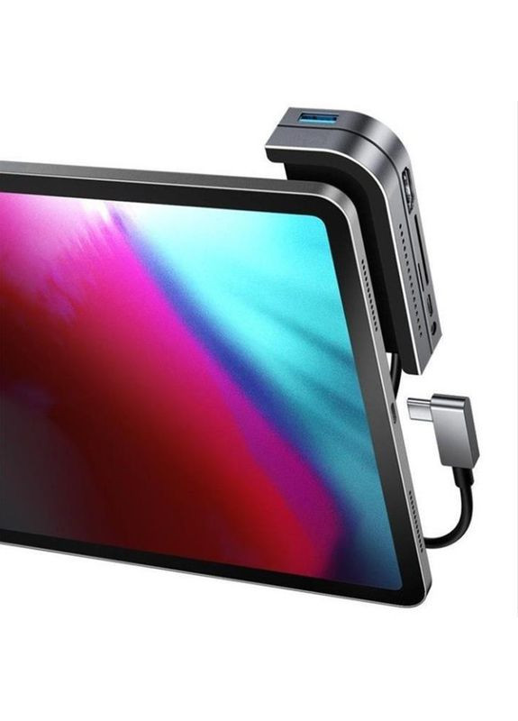 Картридер хаб Bend Angle No.7 Multifunctional Type-C Converter (CAHUB-WJ0G) Baseus (296505533)