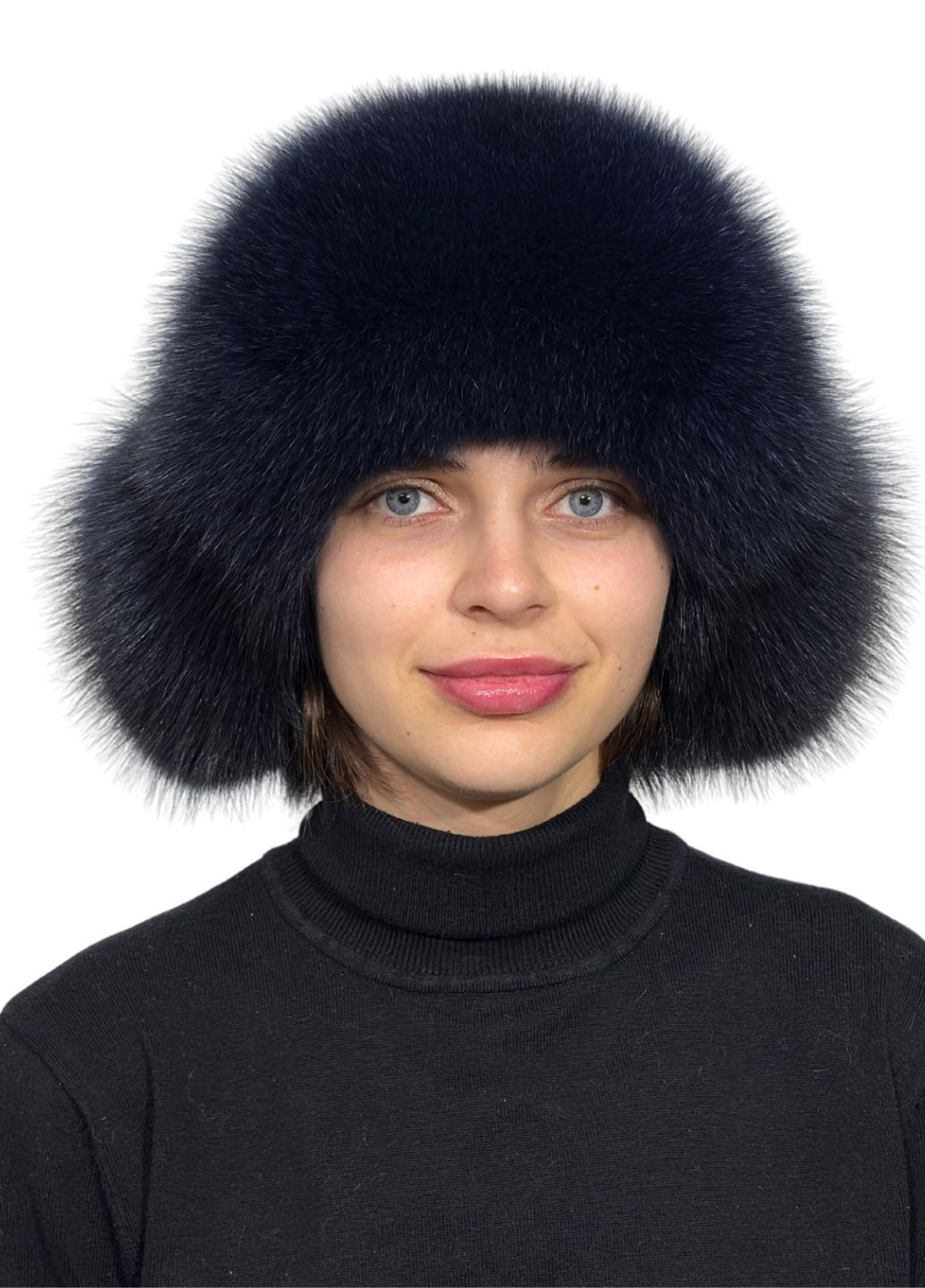 Женская меховая шапка ушанка из меха песца Меховой Стиль Ушанка (366668295)