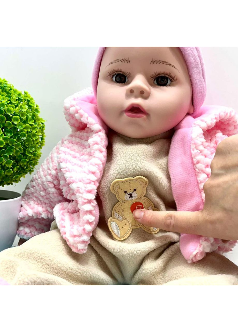 Кукла-пупс м'яконабивна Грайливий малюк зі звуковими ефектами укр мова Вид 1 (GD 0004 I UA) No Brand (366969777)