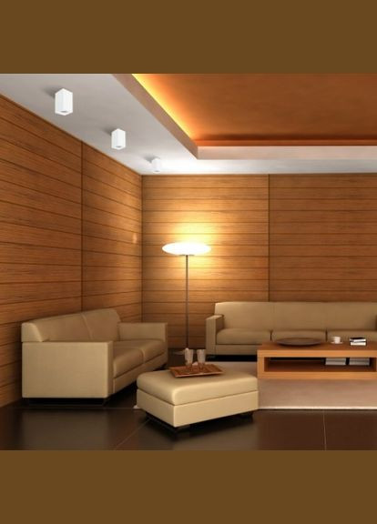 Накладной неповоротный светильник ML307 белый (40133) Feron (335058849)