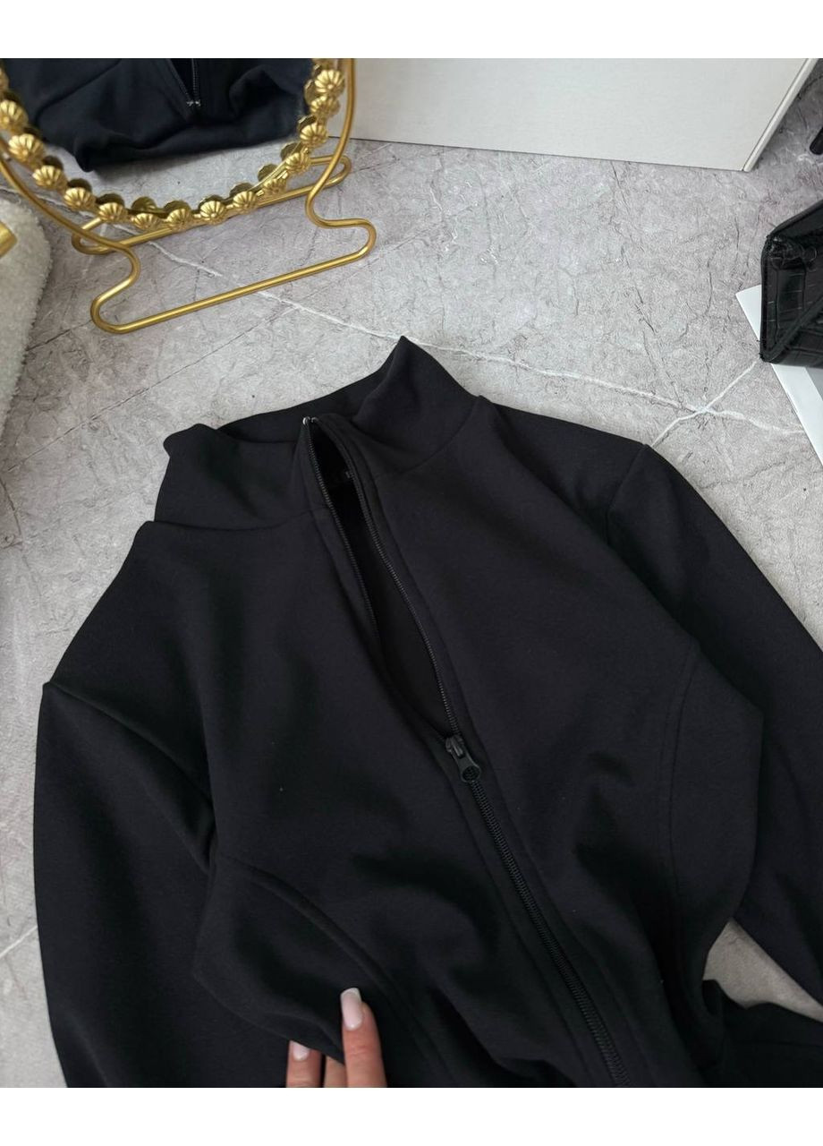 Жіночий комбінезон Avanti комбінезон-брюки однотонний чорний повсякденний