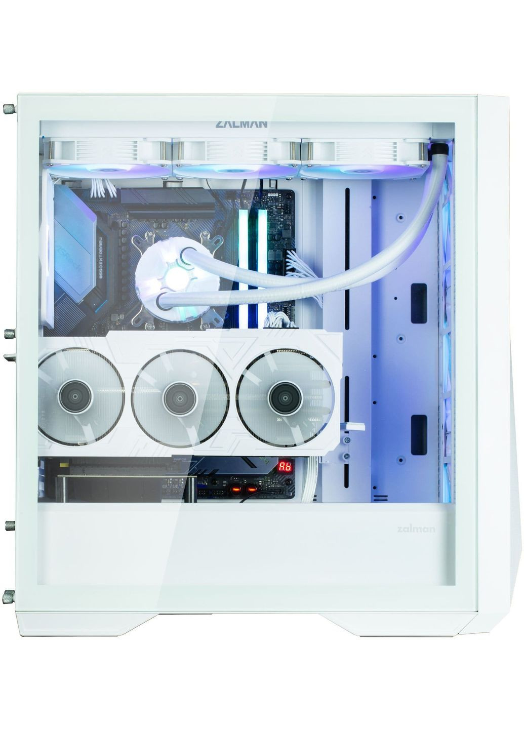 Корпус Z9 Iceberg MS Tempered Glass без БЖ White (Z9ICEBERGMSWHITE) Zalman (360422685)