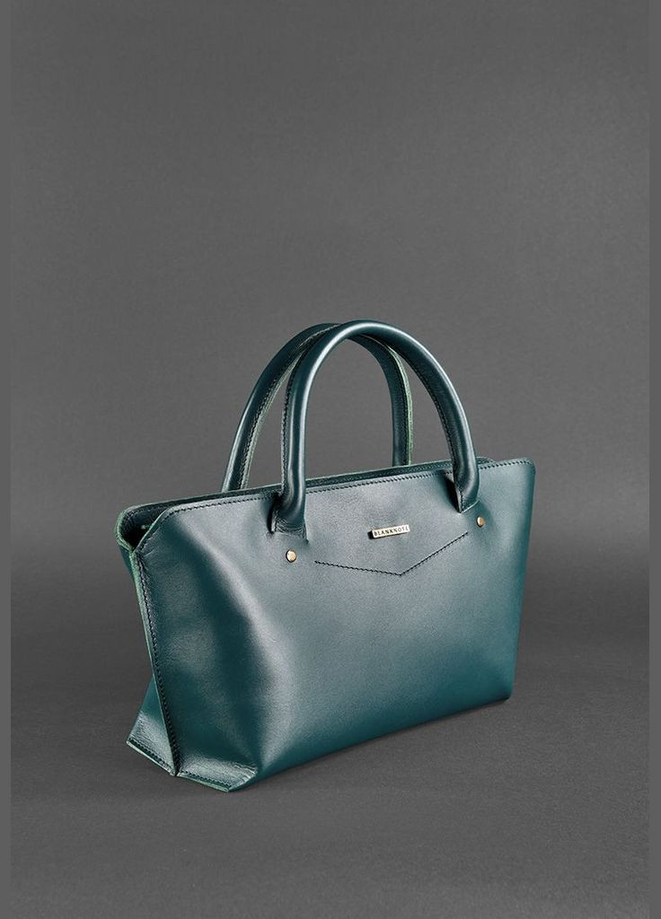 Женская кожаная сумка Midi зеленая (A-026506) BlankNote (327874339)