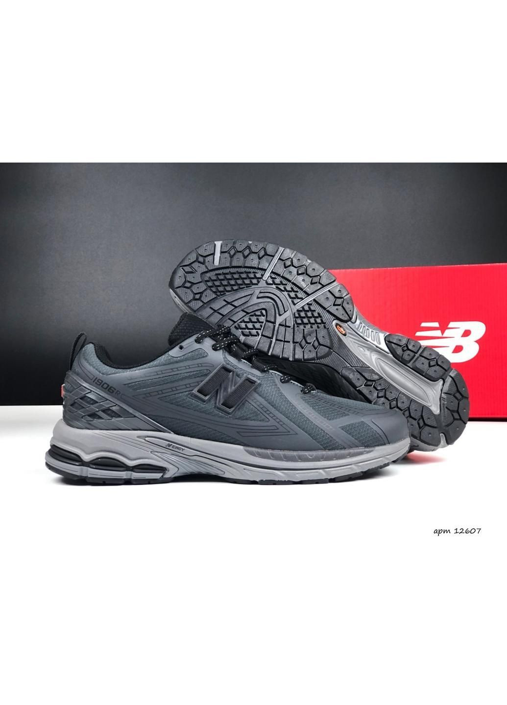 Серые зимние серые термо мужские кроссовки осень/зима No Brand