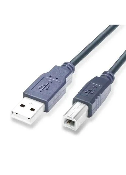 Кабель USB 2.0 AM - USB BM, 1.5 м, Black, ферритовый фильтр (AMBM15BK) GTLAMBM15BK GTL (395337321)