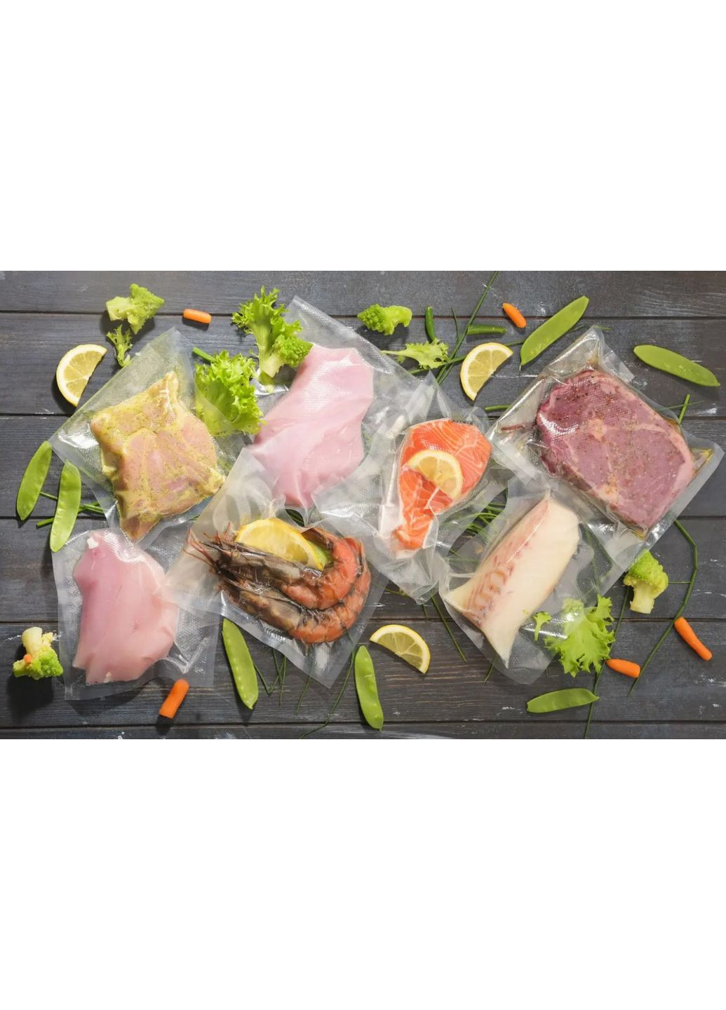 Пакети для вакуумного пакувальника 500х20 см 5 шт (2104618697) No Brand (361854779)