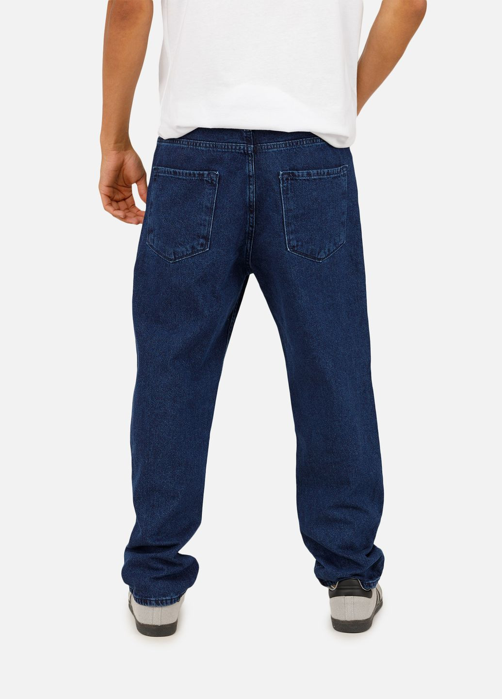 Темно-синие демисезонные мужские джинсы regular цвет темно-синий цб-00256360 BIG GASTINO