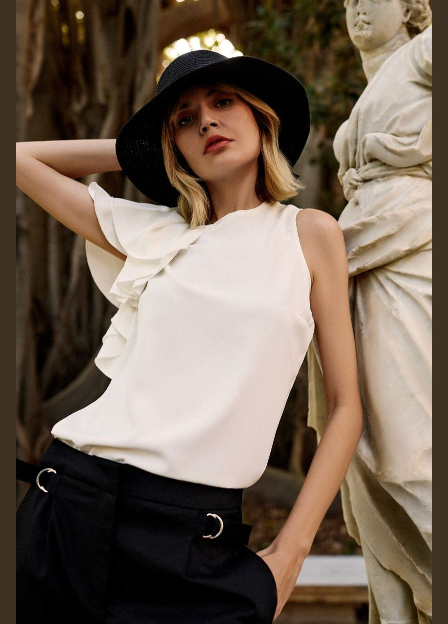 Молочная блузка женская Moodo