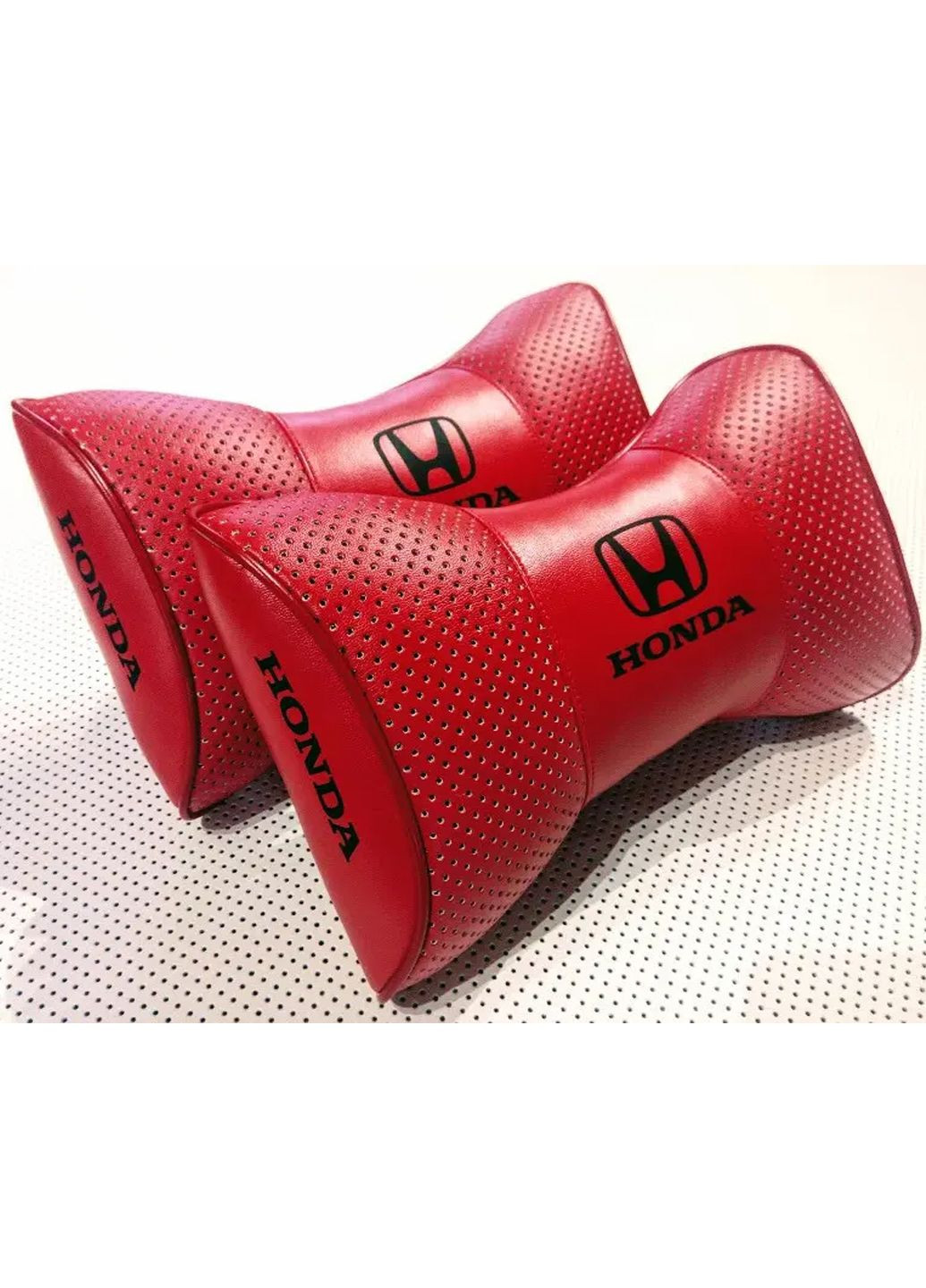 Подушка подголовник HONDA красный 2шт No Brand (360900879)