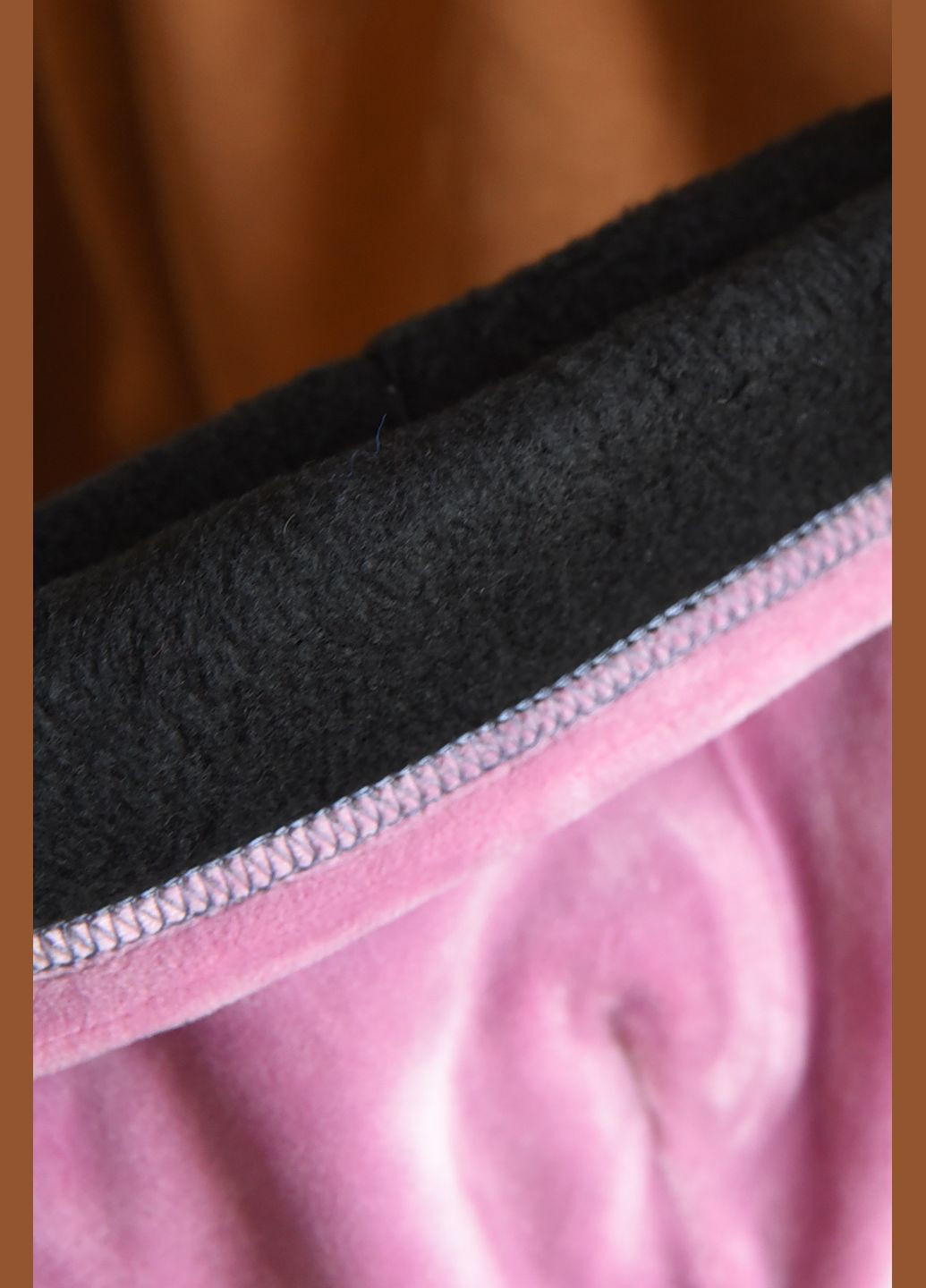 Набор шапка+шарф подростковый для девочки велюровый розового цвета Let's Shop (299147577)