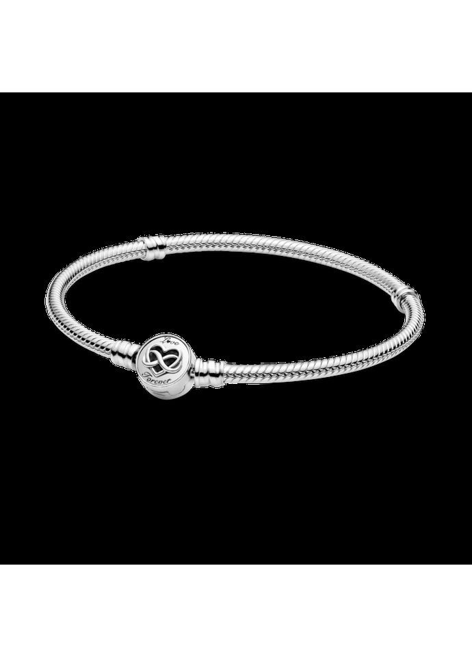 Срібний браслет Пандора Moments "Любов назавжди" 599365C00 Kabluchka (355345419)