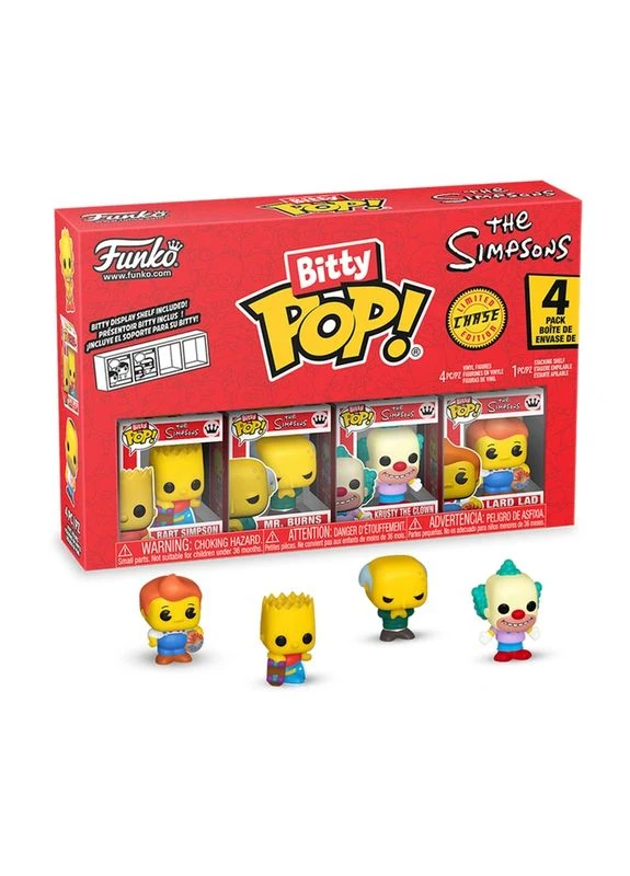 Набір ігрових фігурок BITTY POP! серії "Сімпсони" - БАРТ (4 фігурки в ас.) Funko (376798254)