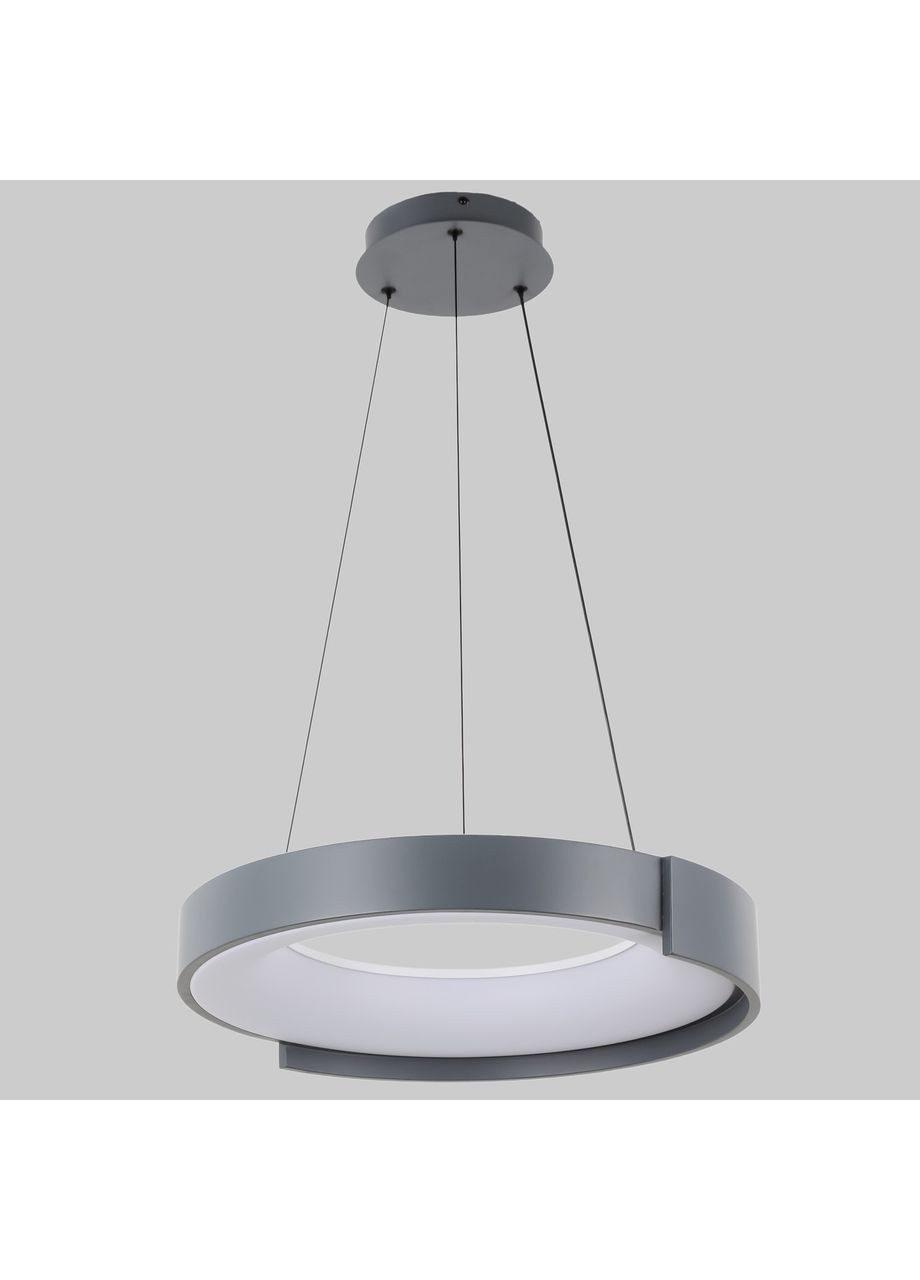 Подвесная led люстра 74W в сером цвете (81-P3167 (500) GY) No Brand (370070675)