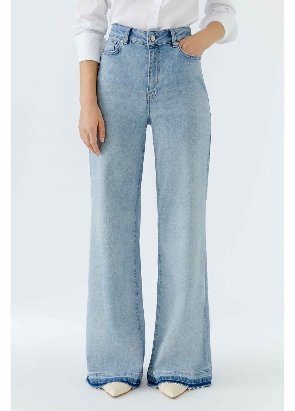Жіночі джинси Блакитні Oui - (372255152)