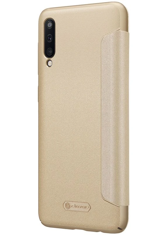 Чехолкнига Sparkle Leather Case Samsung Galaxy A50 Gold Nillkin (301784105)