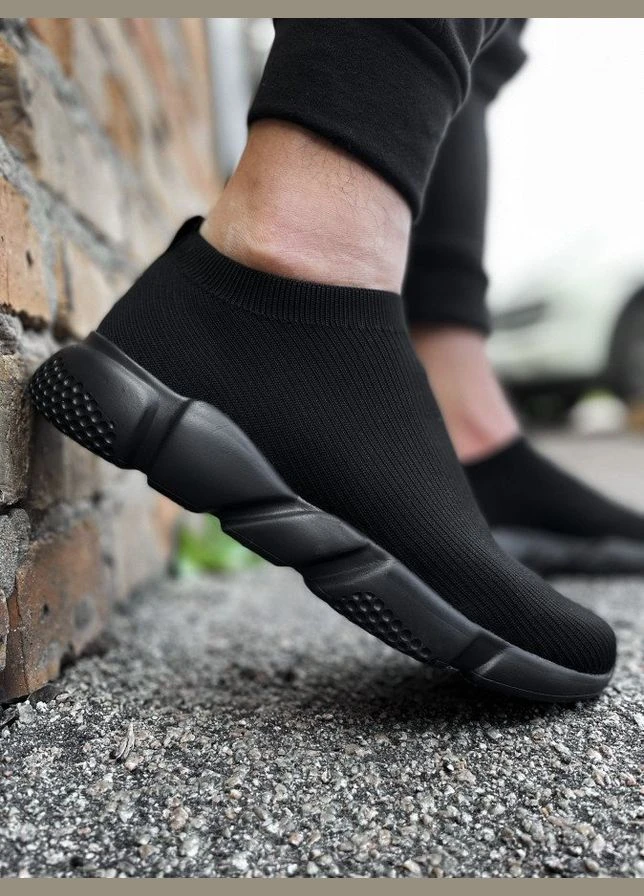 Кросівки Runer Black текстильні з піною підошвою легкі для бігу та спорту No Brand (331021446)