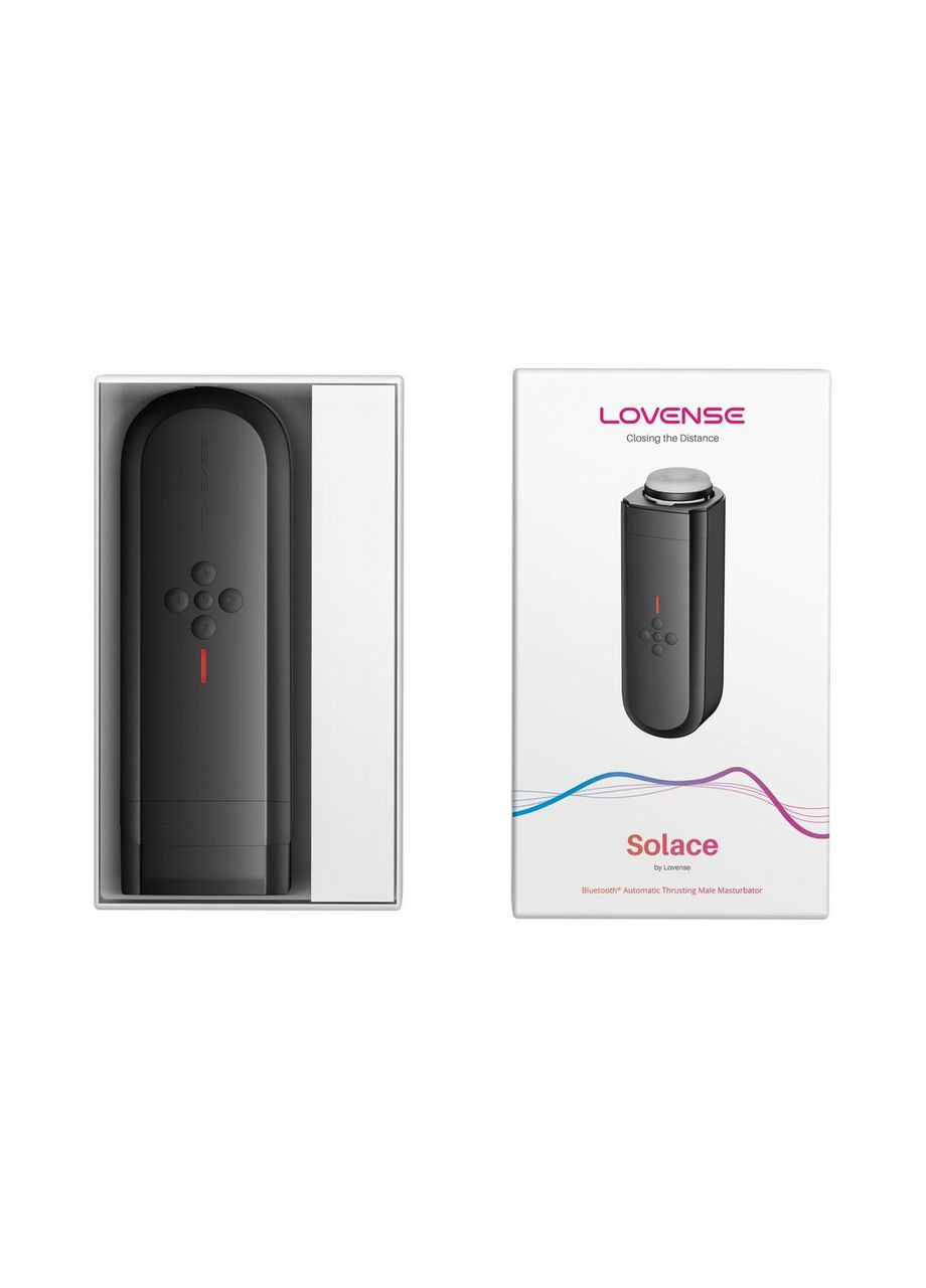 Інтерактивний смарт-мастурбатор Lovense Solace, до 280 фрикцій на хвилину, до 12,5 годин роботи No Brand (366878372)