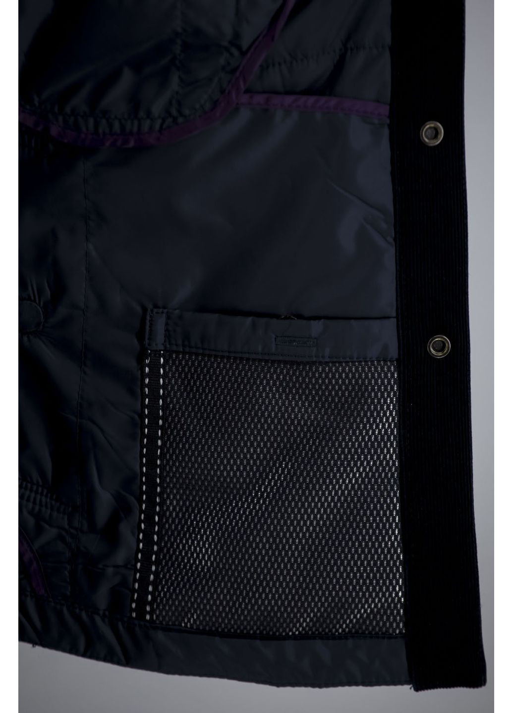 Синя демісезонна чоловіча синя куртка casual з синтепоном та кнопками, осінь-весна envaross (, ), 34337 No Brand