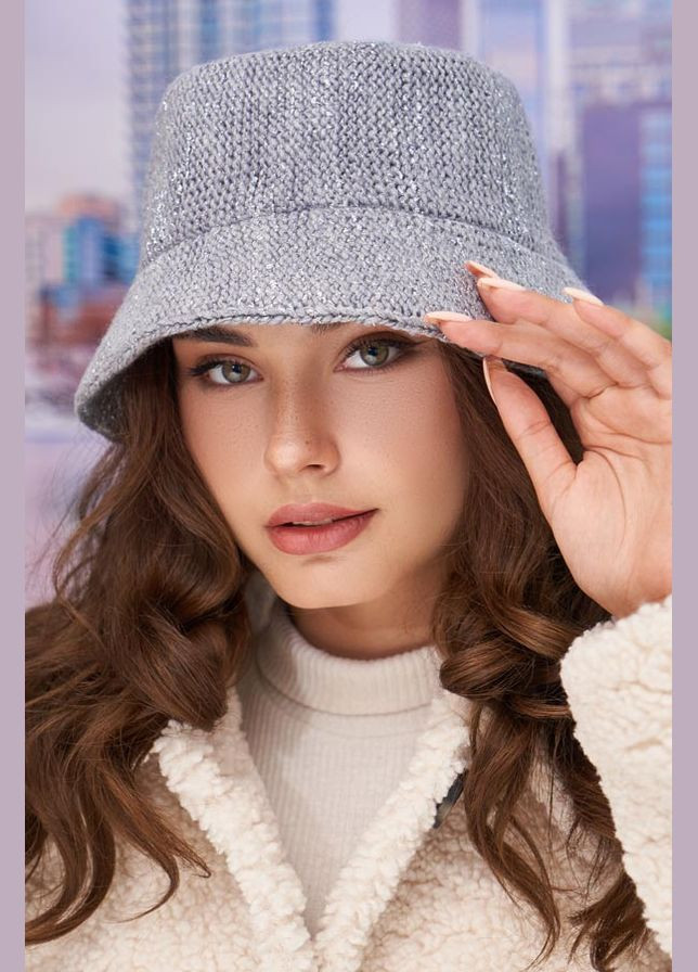 Утепленная панама с люрексом Braxton (323170605)