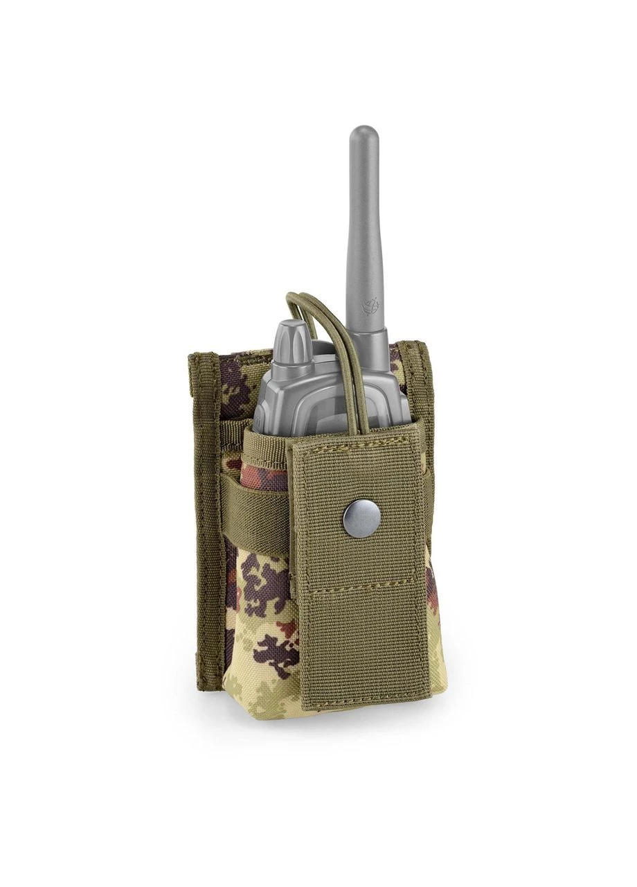 Итог Small Radio Pouch. Камуфляж. Для радиостанции, регулируемая резинка, 70 г, военный аксессуар. Outac (396649377)