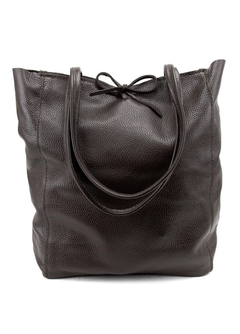 Сумка жіноча класична шопер на плече з натуральної шкіри флотар повсякденна RoyalBag F-IT-7622DBM (368156747)