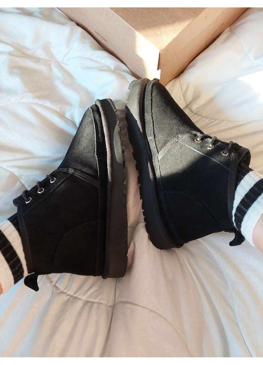 Уггі Жіночі UGG Neumel Black (Замша) (366321005)