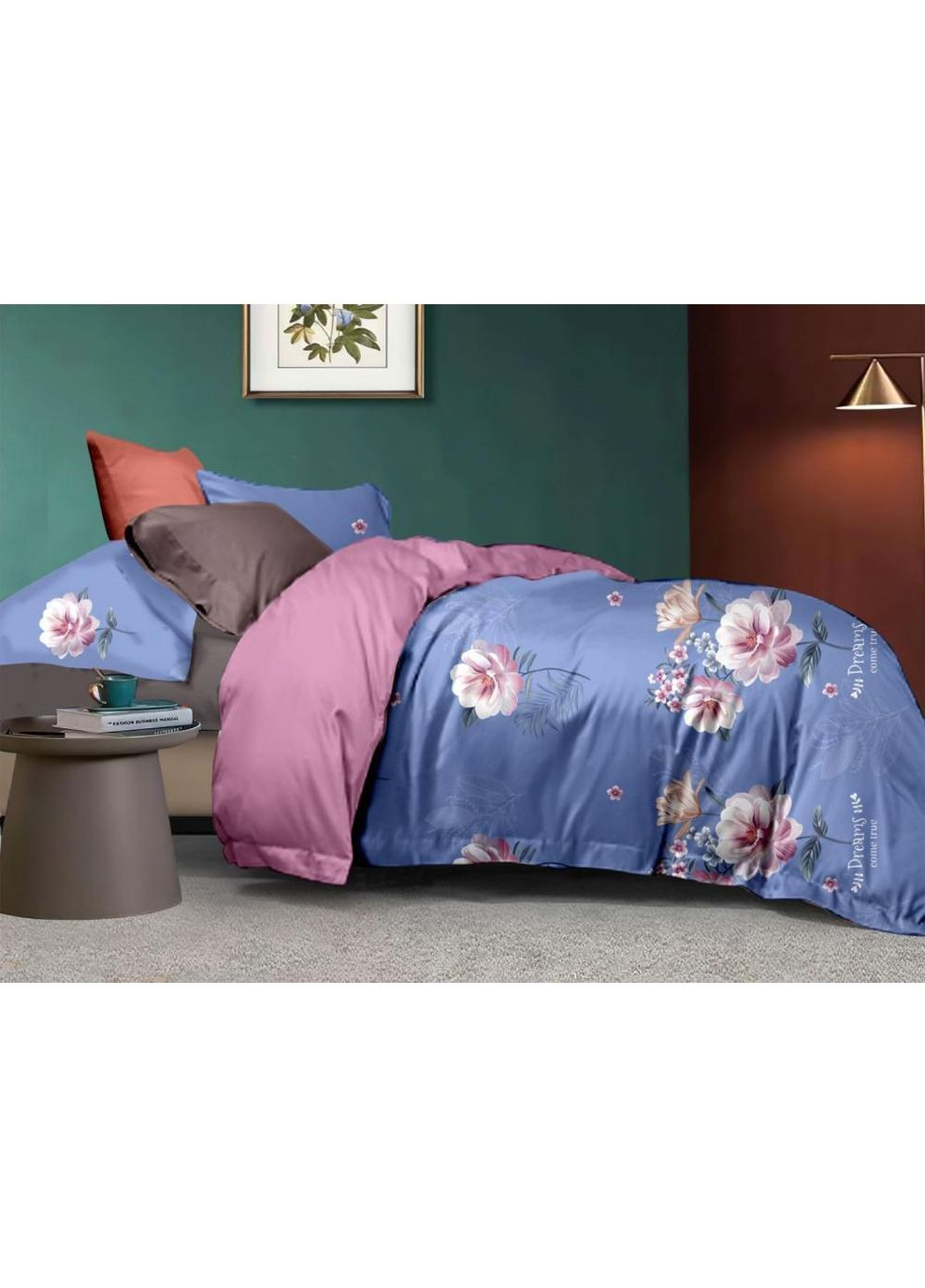 Постільна білизна Солодкі сни, сатин Евро розмір, наволочки 50/70 No Brand (364220830)