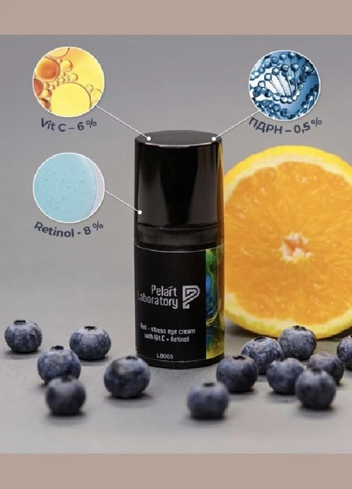 Пеларт Антиоксидантный Крем вокруг глаз с витамином С+ Ретинол Anti – Stress Eye Cream, 30 м Pelart Laboratory (385333734)