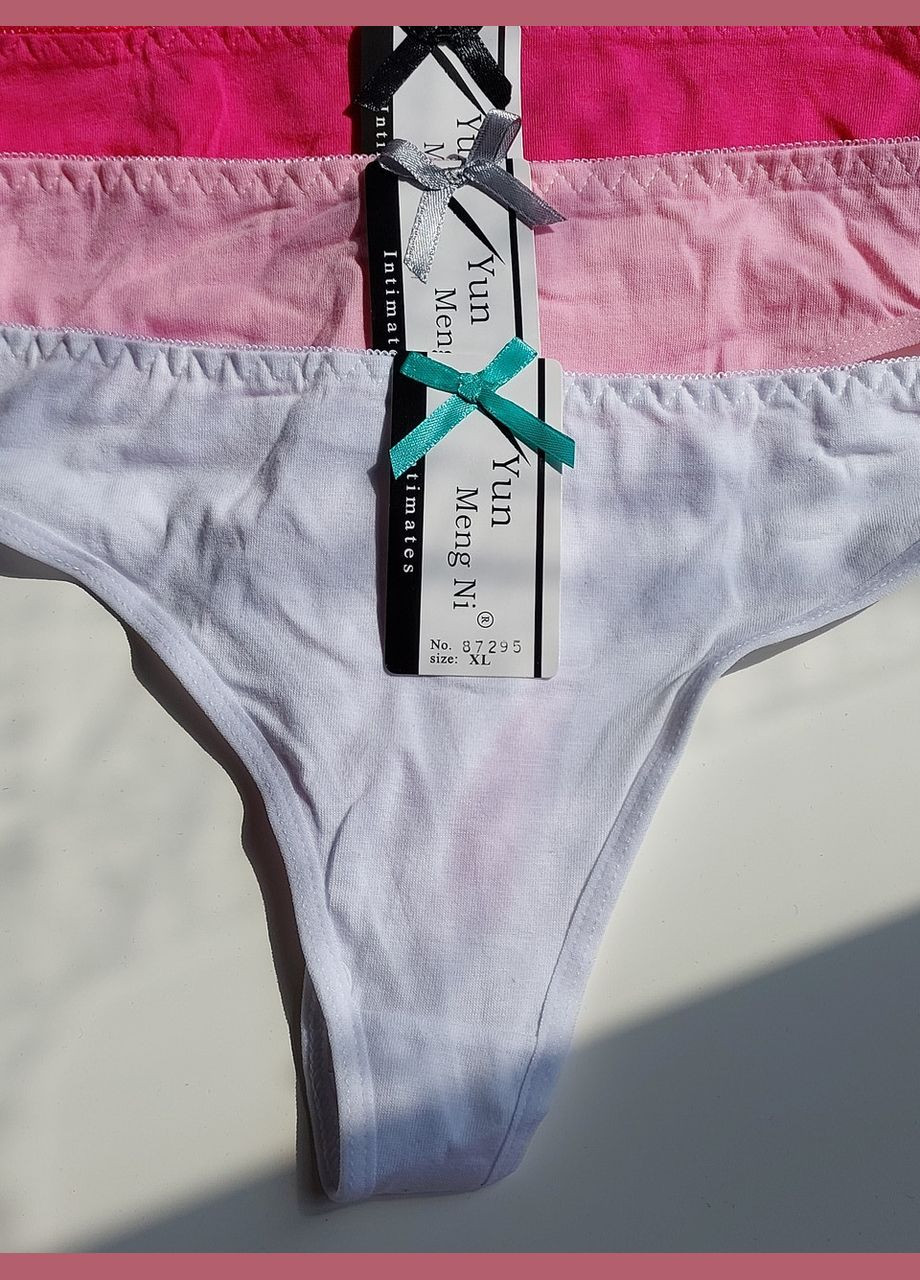 Женские трусики хлопковые трусики стринги Honey Fashion Accessories M/L белый (2-41) No Brand (313442782)