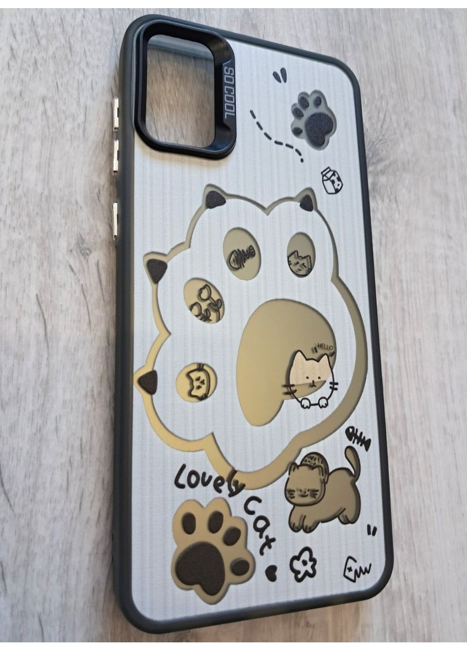 Чохол на A03 core силіконові борти акриловий бампер з котячою лапкою Samsung (360896406)
