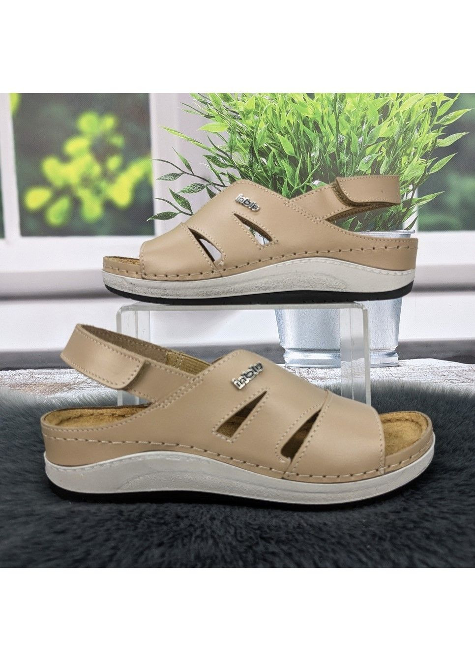 Босоніжки жіночі шкіряні Inblu (335206293)