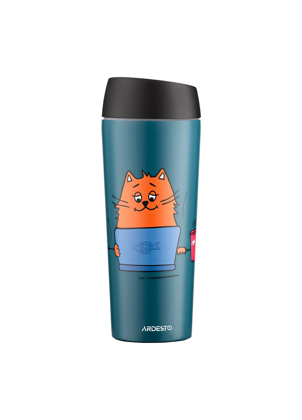 Термокухоль Coffee time Red Cat 450 мл, нержавіюча сталь, синій AR2645CG Ardesto (364979043)