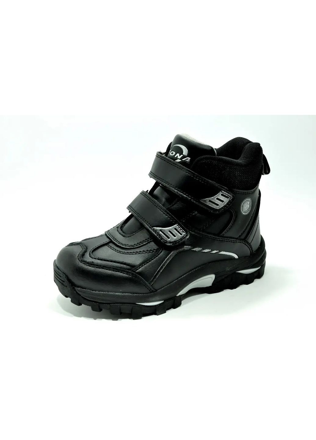 Черные спортивные, повседневные зимние зимние кроссовки Bona
