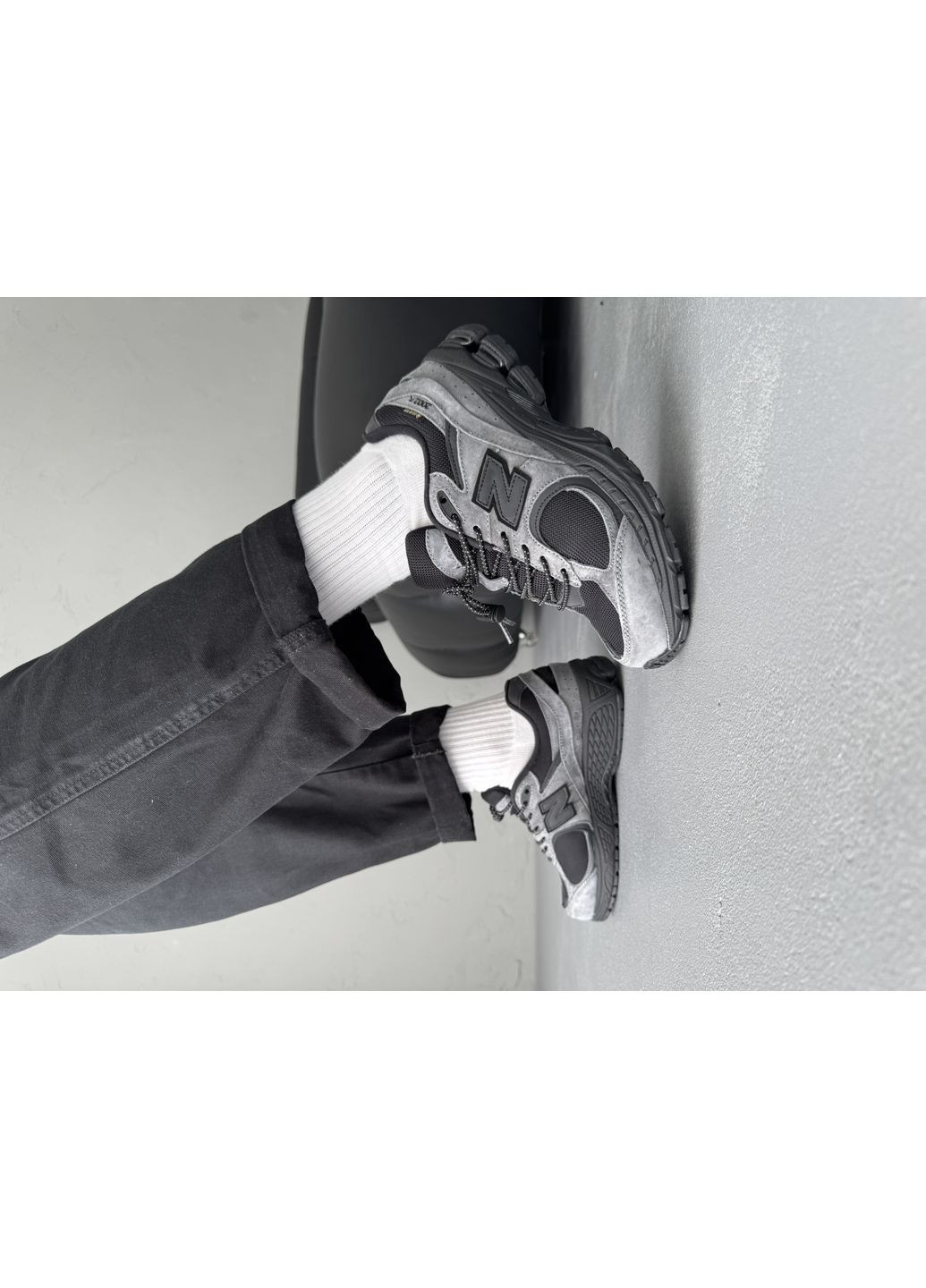 Сірі Осінні кросівки чоловічі і жіночі New Balance 2002R Gore-Tex Grey Black | Нью Беланс 2002R