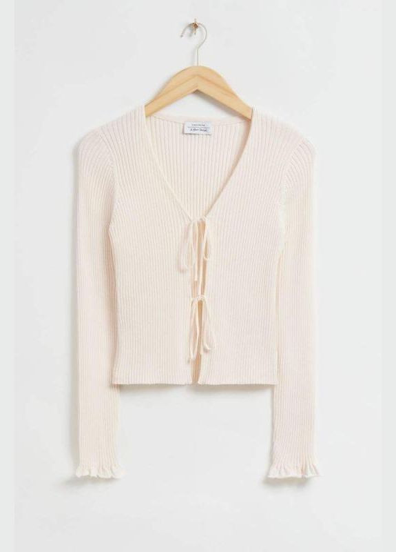 Базова кофта в рубчик кардиган трикотажна джемпер &other stories & Other Stories (332792203)
