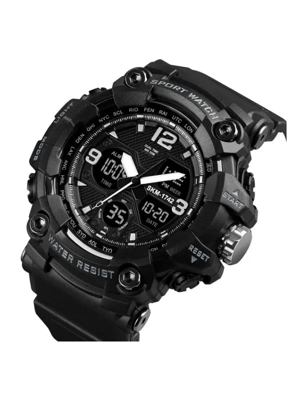 Годинник наручний 1742BK Black Skmei (338254823)
