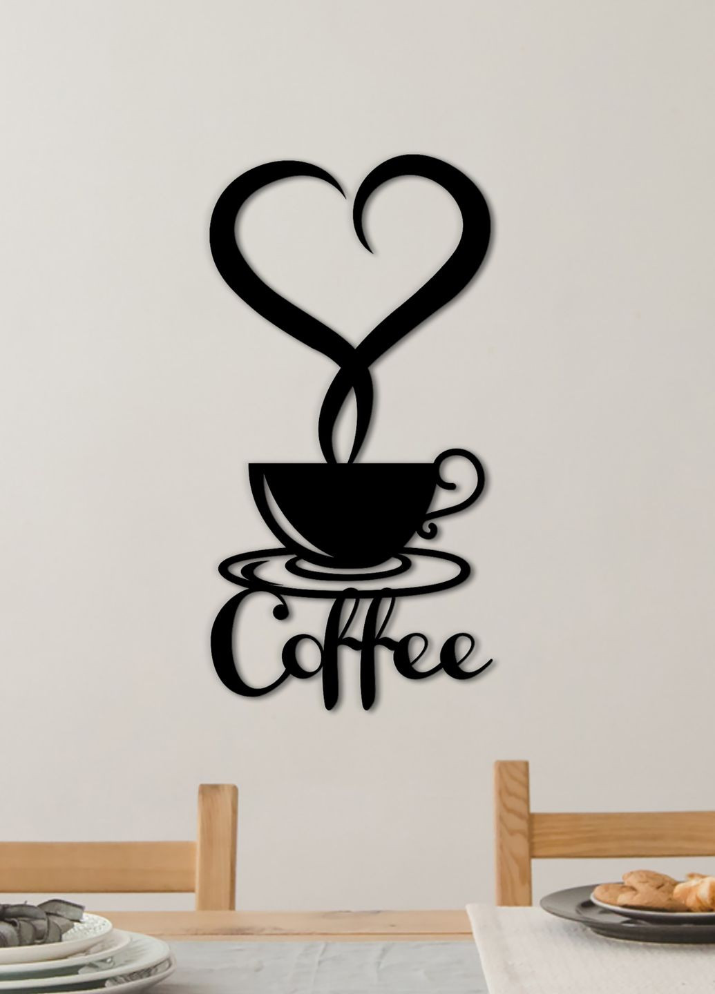 Сучасна картина на кухню, декоративне панно з дерева "Львівська кава", оригінальний подарунок 30х15 см Woodyard (291842787)