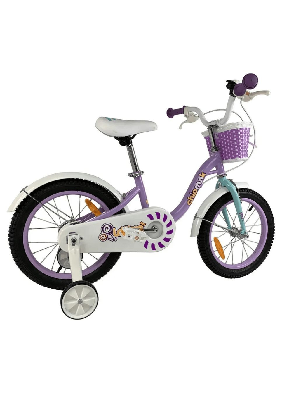 Велосипед детский Chipmunk Darling 16", OFFICIAL UA, фиолетовый (CM186-purple) RoyalBaby (316396427)