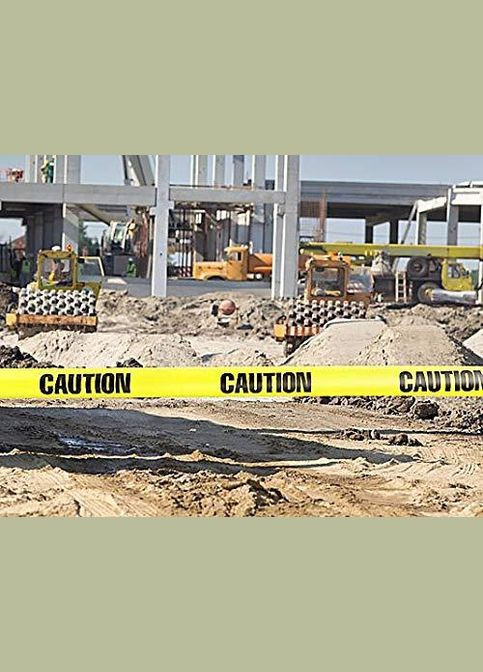 Попереджувальна стрічка ATERET 7,62 см х 305 м, 2 пачки, для небезпечних зон і декору No Brand (302237994)