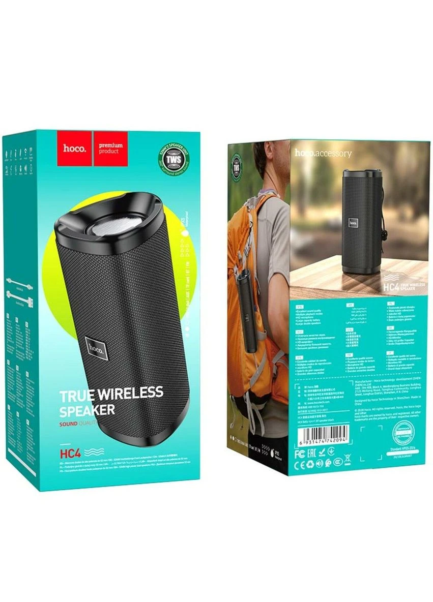 Портативная колонка BT speaker (6931474742094) Hoco HC4 Bella sports (314695924)