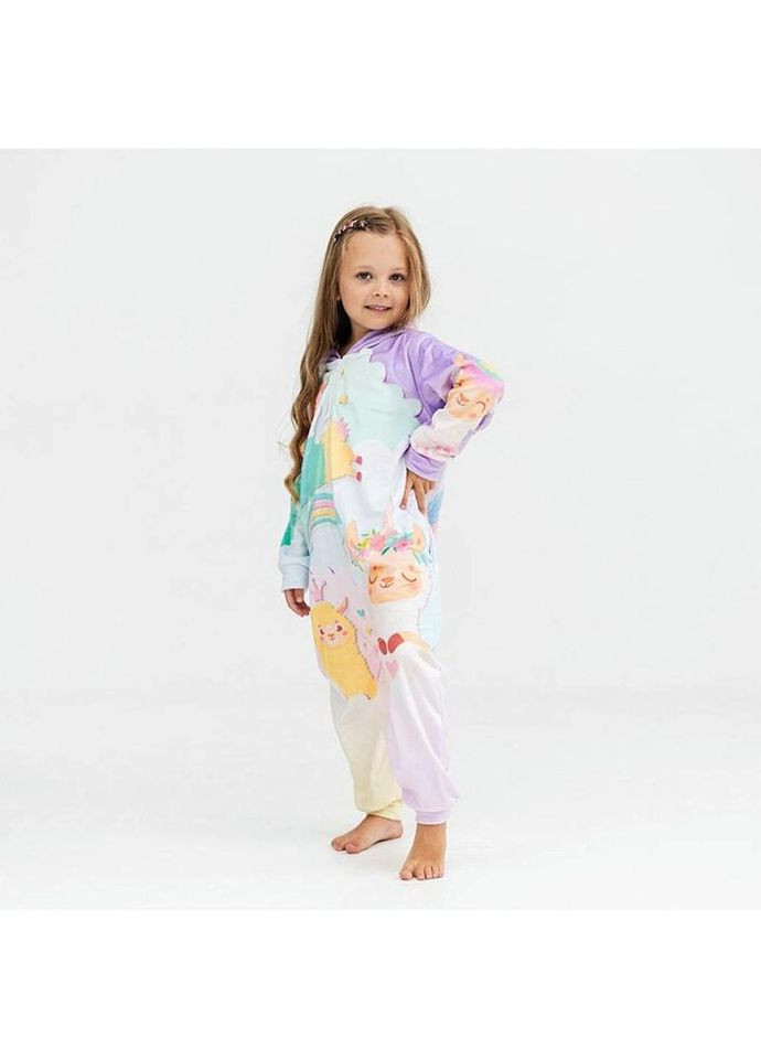 Кігурумі для дітей до 3 років 3D Лама Пухнасті обійми 4022, 0, 104 17449 104, см FlexDress (324623212)